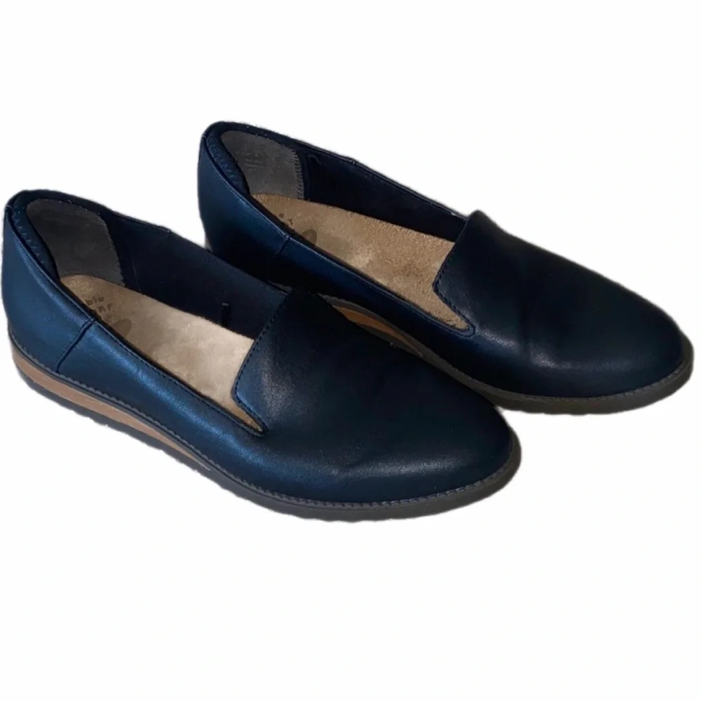 Dr Scholls “Jettison” Minimalist Women's Black comfort Loafers size 8.5 M